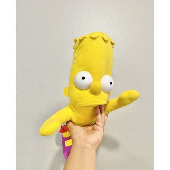 THE SIMPSONS BART The Shark Swimming 18" Plush Stuffed Toy Factory Doll Plushie - Picture 2 of 5